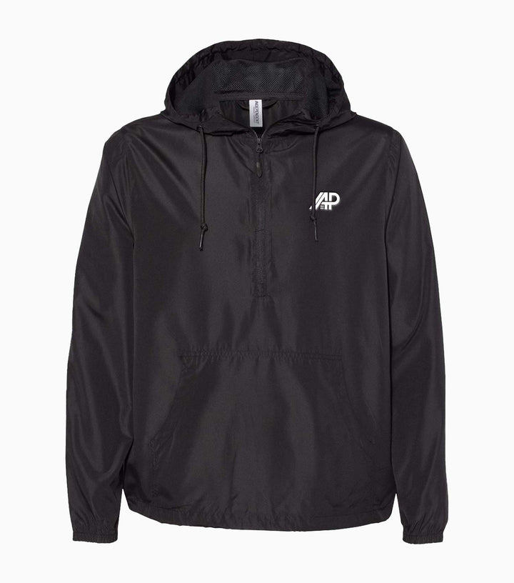 Lightweight Quarter-Zip Windbreaker Pullover Jacket