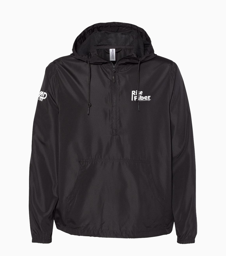 Lightweight Quarter-Zip Windbreaker Pullover Jacket