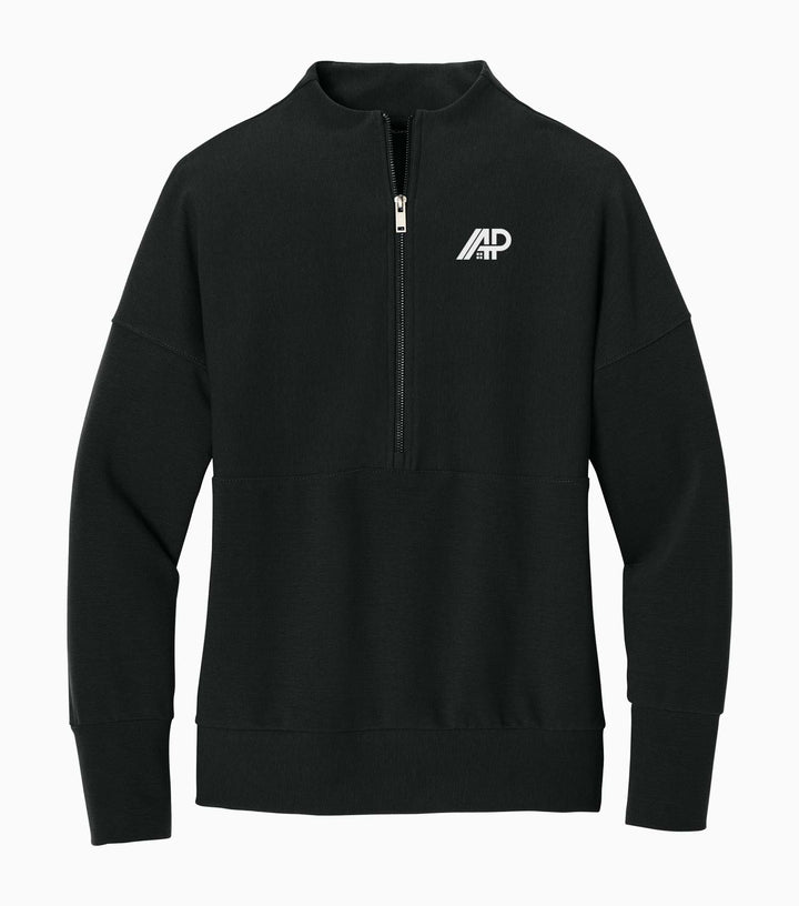 Ladies Linear Texture 1/4-Zip