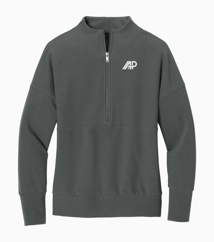 Ladies Linear Texture 1/4-Zip