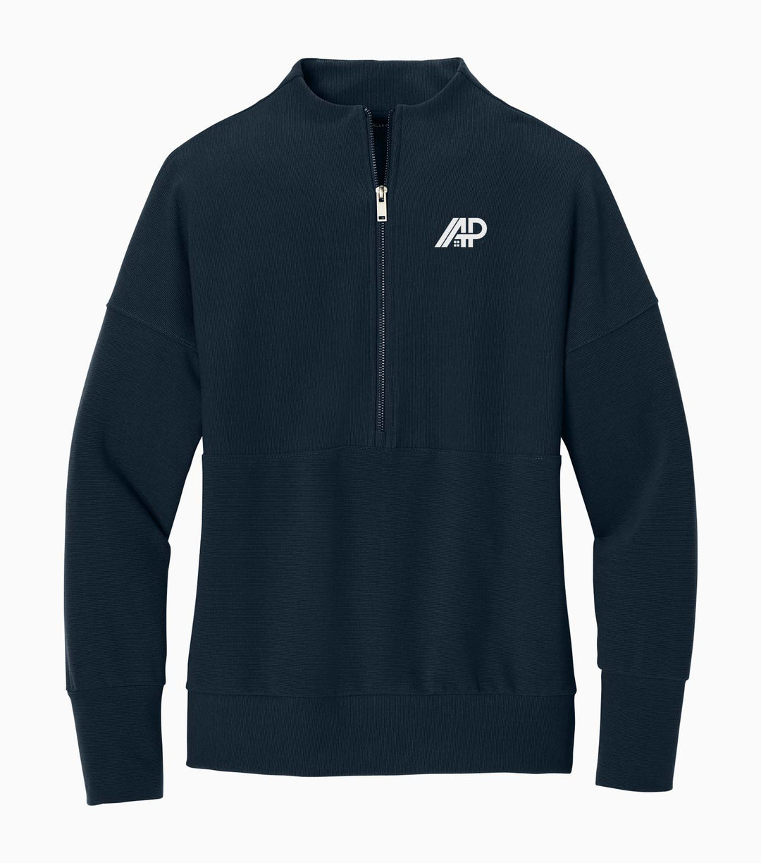 Ladies Linear Texture 1/4-Zip