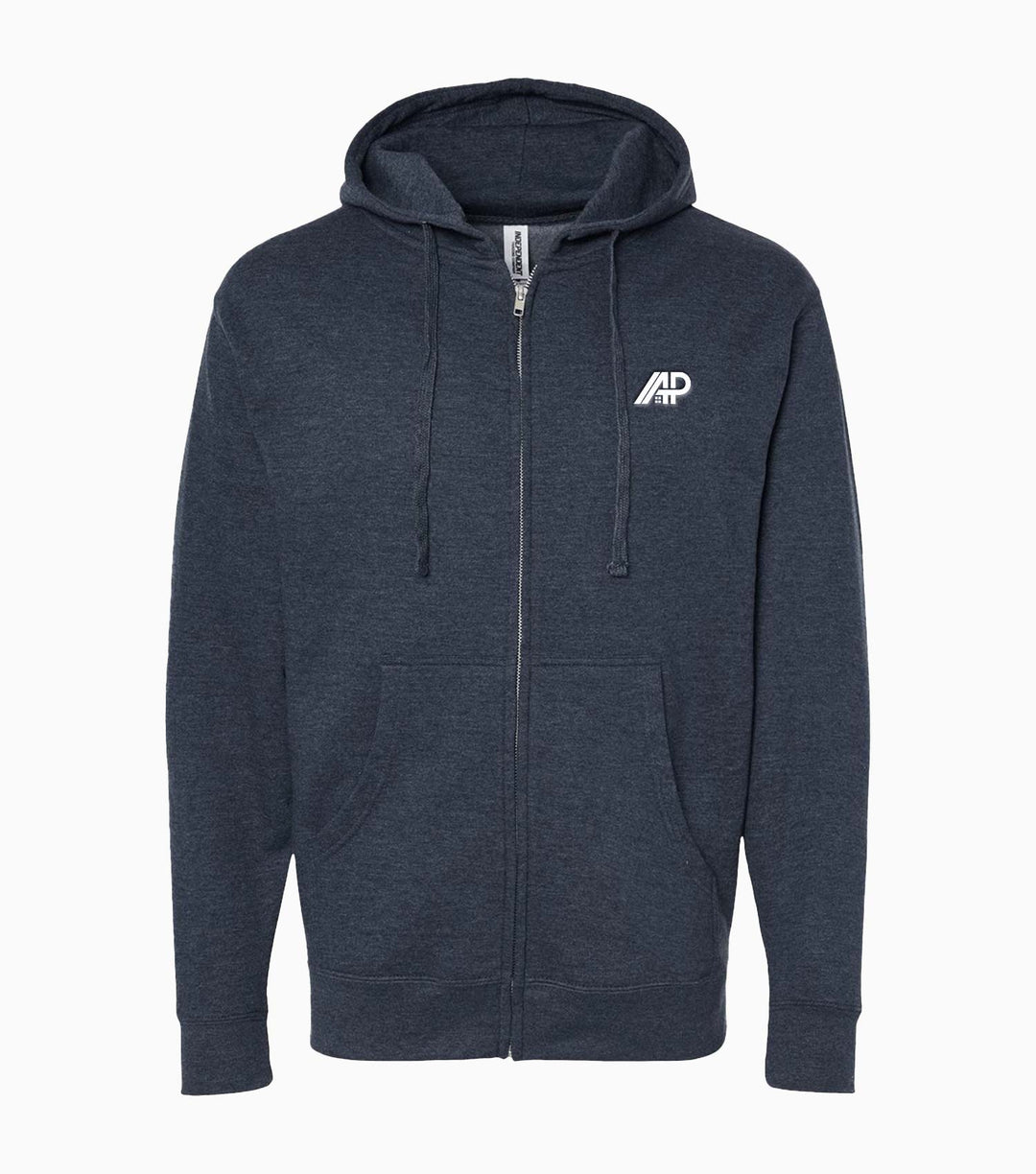 Midweight Full-Zip Hooded Sweatshirt