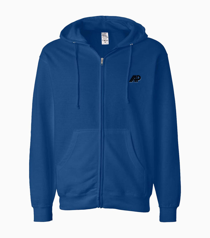 Midweight Full-Zip Hooded Sweatshirt