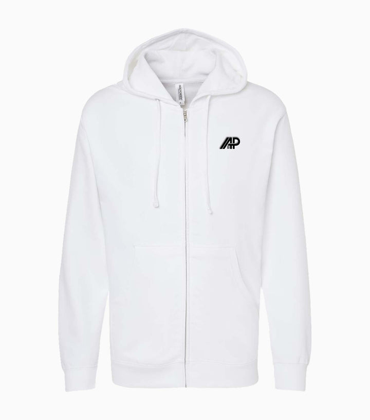 Midweight Full-Zip Hooded Sweatshirt