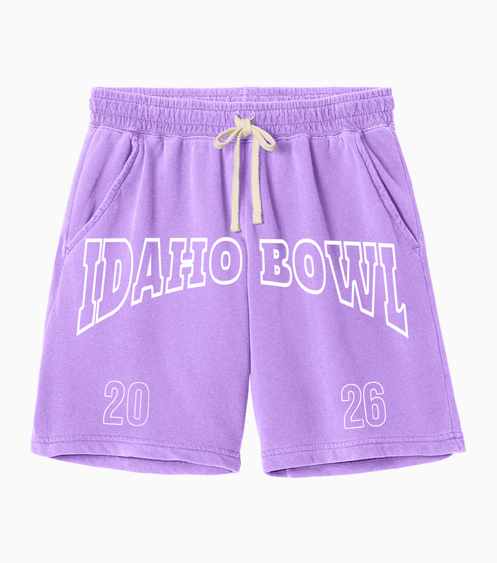 Plush Purple Sweatshort