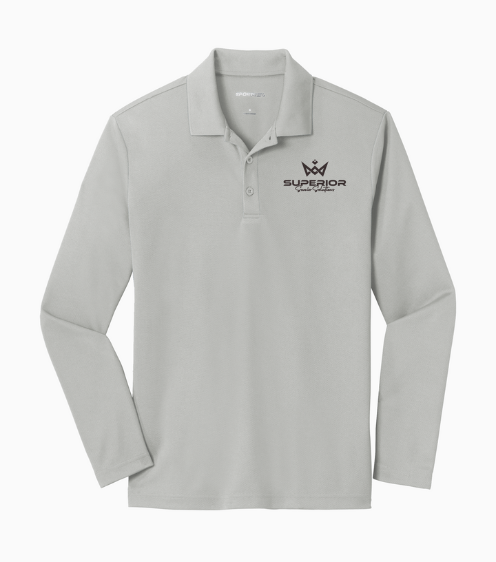 PosiCharge® RacerMesh® Long Sleeve Polo