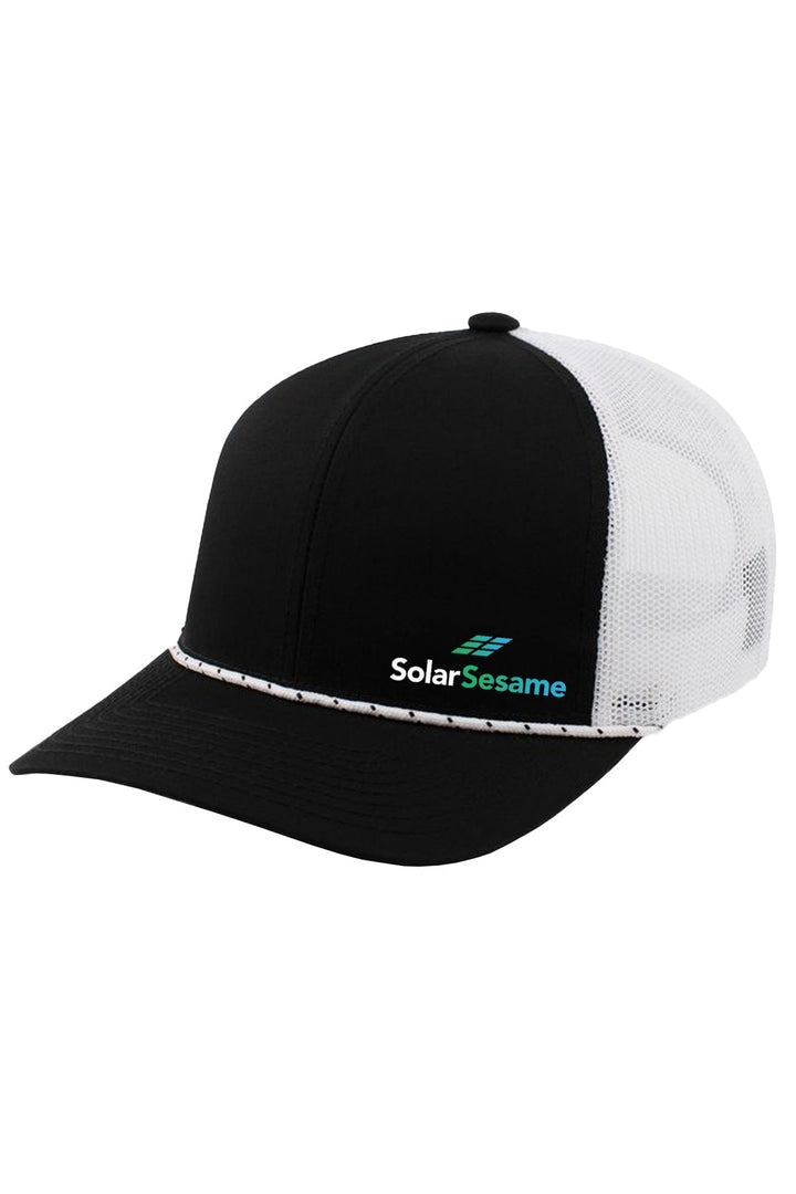 Solar Sesame Trucker Snapback Braid Cap