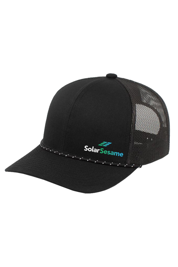Solar Sesame Trucker Snapback Braid Cap