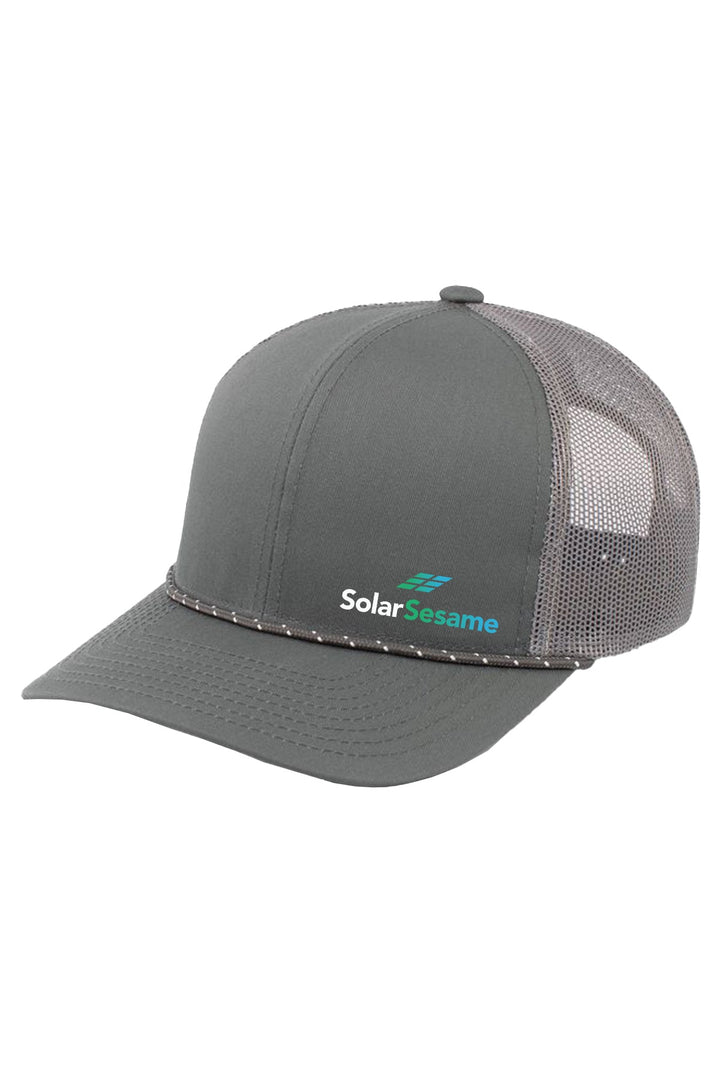 Solar Sesame Trucker Snapback Braid Cap