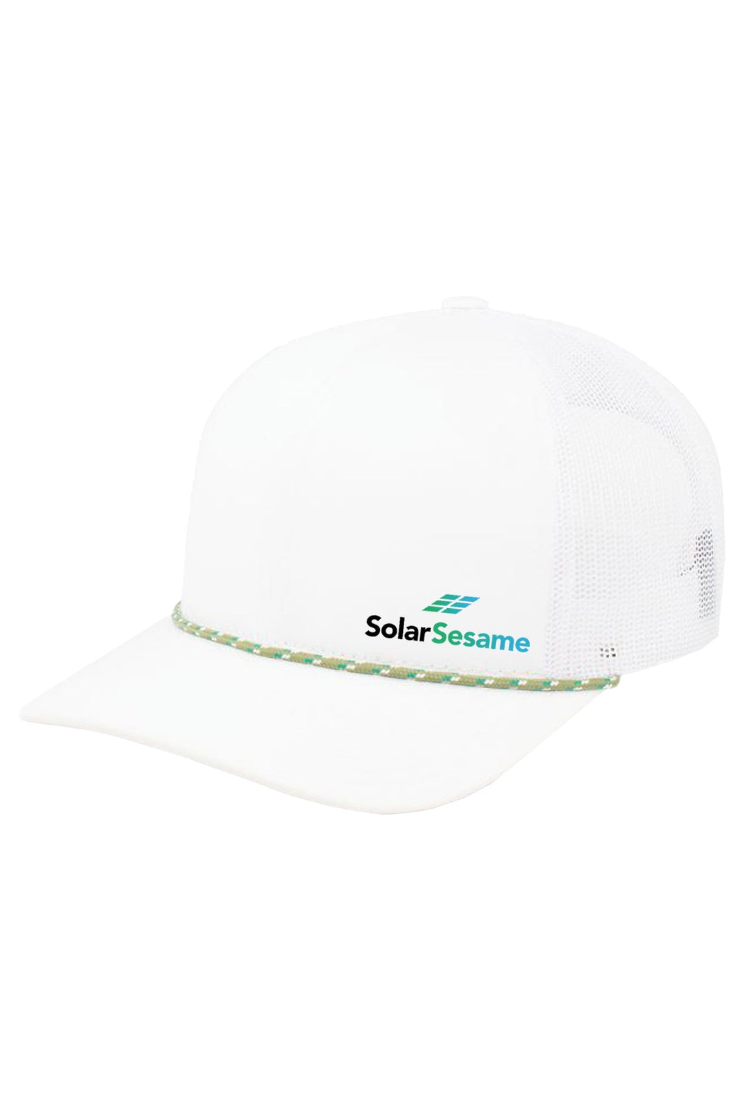 Solar Sesame Trucker Snapback Braid Cap
