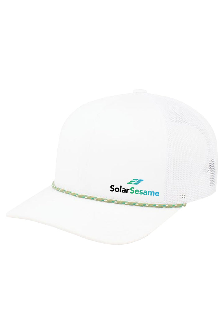 Solar Sesame Trucker Snapback Braid Cap