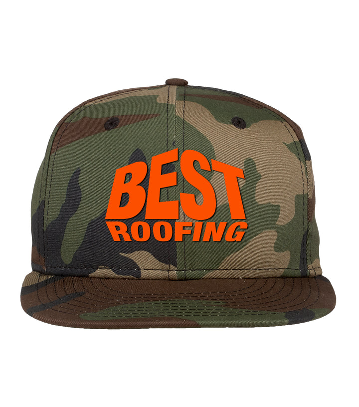 Flat Bill Snapback Cap