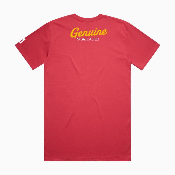 GENUINE VALUE · MANIFEST GREATNESS TEE