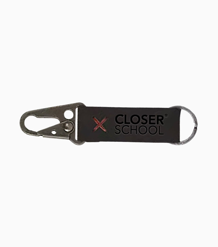 Busker Leather Keychain