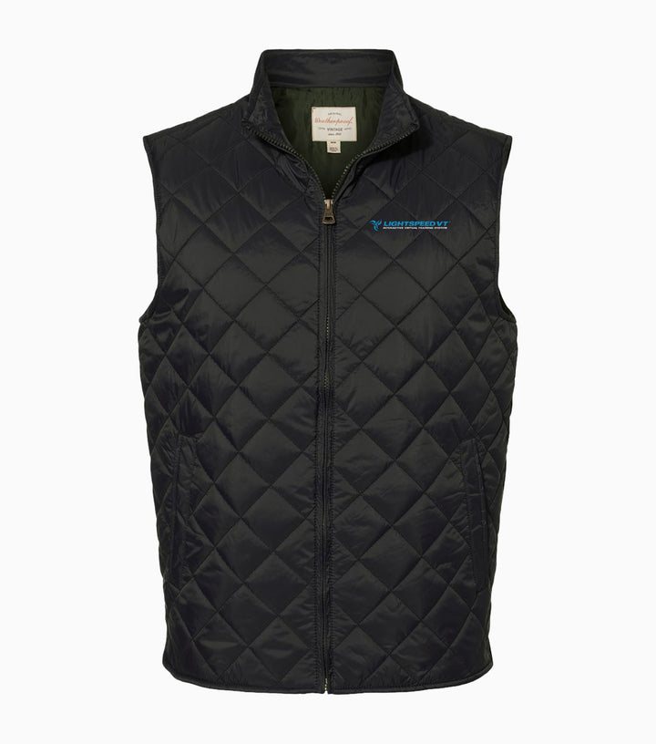 Vintage Diamond Quilted Vest