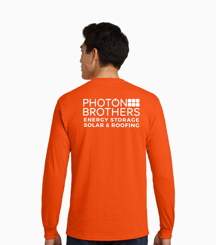 Ultra Cotton 100% US Cotton Long Sleeve T-Shirt with Pocket