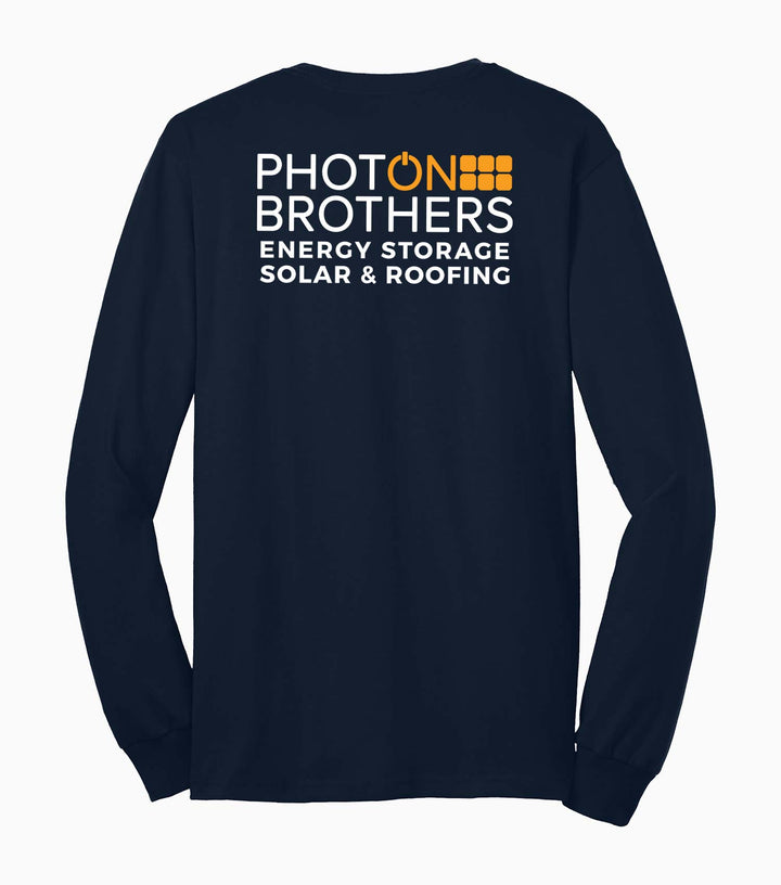 Ultra Cotton 100% US Cotton Long Sleeve T-Shirt with Pocket