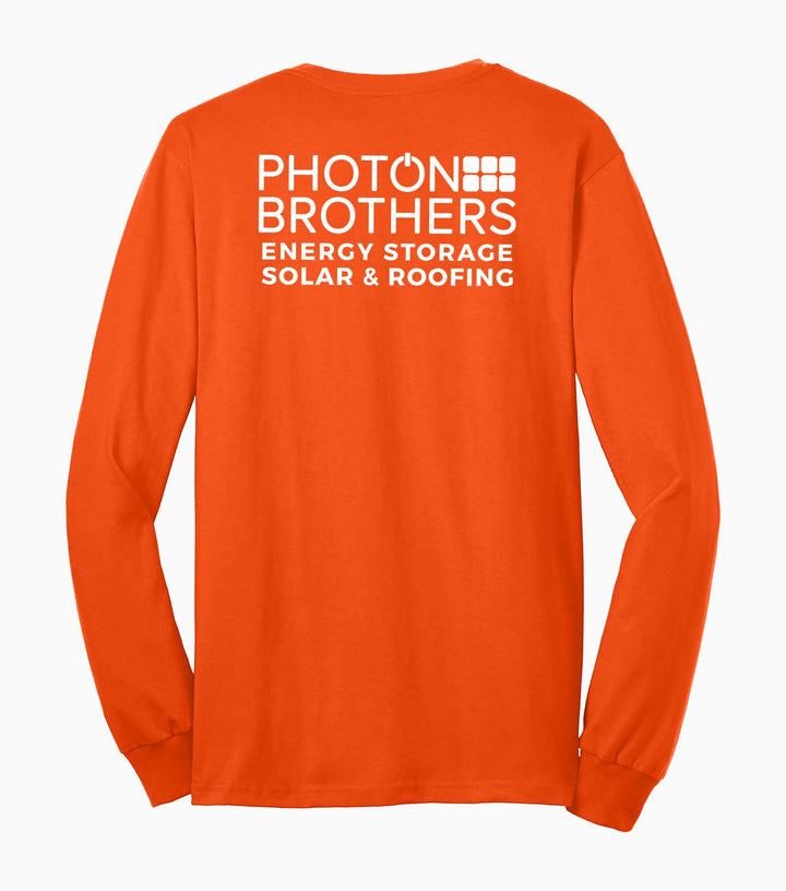 Ultra Cotton 100% US Cotton Long Sleeve T-Shirt with Pocket