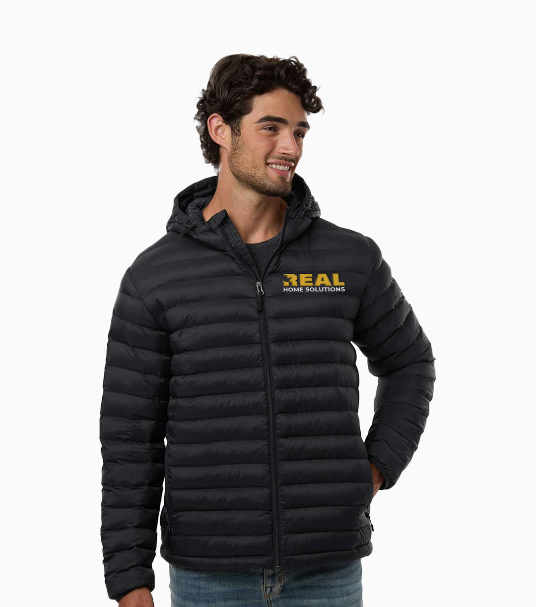 Lightweight Poly-filled Hooded Puffer Jacket