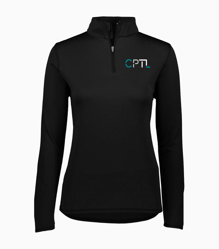 Ladies Attain Wicking 1/4 Zip Pullover