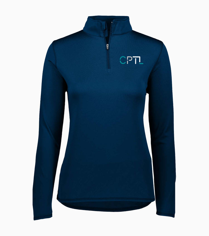 Ladies Attain Wicking 1/4 Zip Pullover