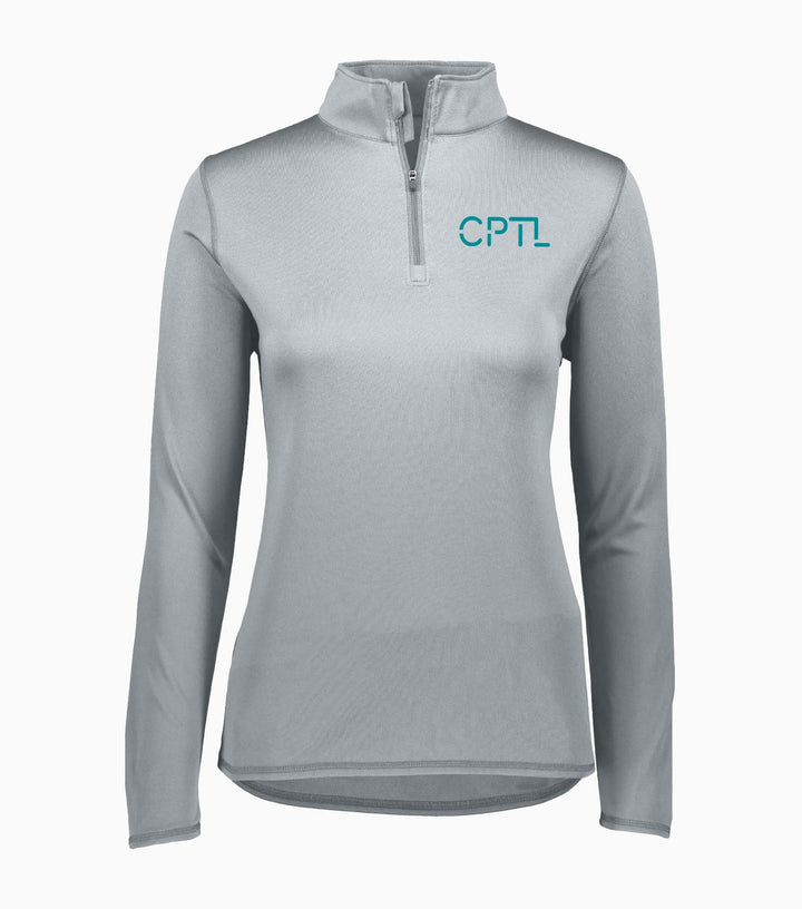 Ladies Attain Wicking 1/4 Zip Pullover