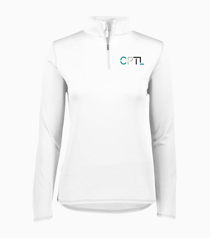 Ladies Attain Wicking 1/4 Zip Pullover