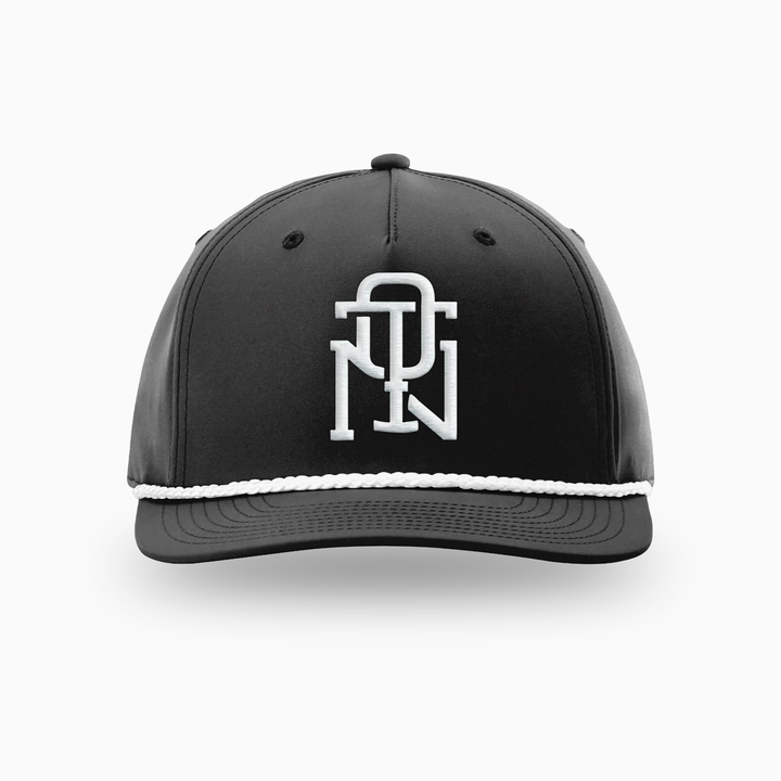 QUIET THE NOISE · STACK THE WINS ROPE CAP