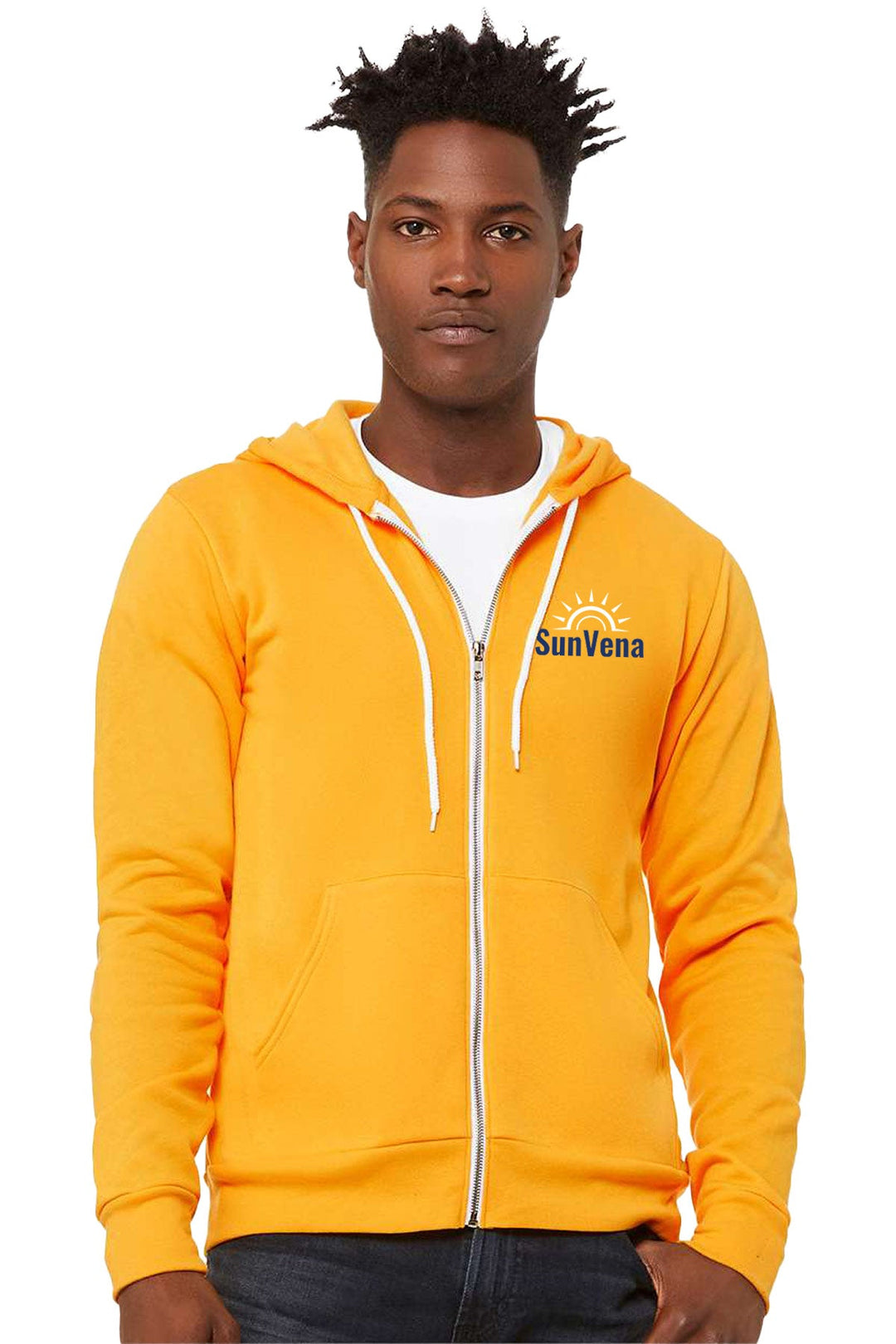 Unisex Sponge Fleece Full-Zip Hoodie