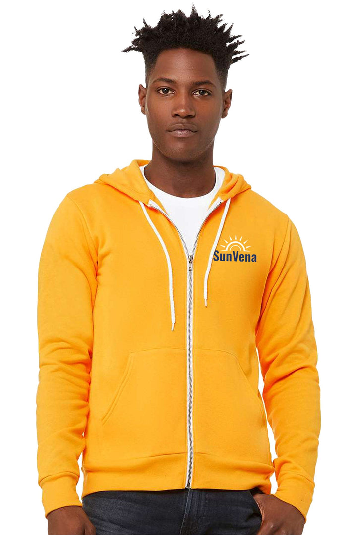 Unisex Sponge Fleece Full-Zip Hoodie