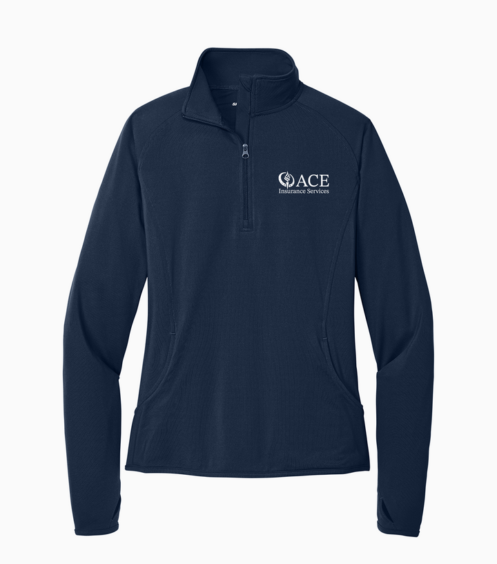 Ladies Sport-Wick Stretch 1/4-Zip Pullover