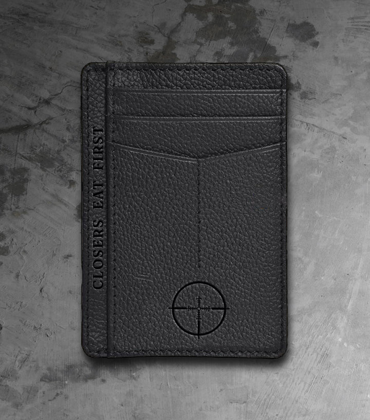 Slim Leather Pebble Wallet