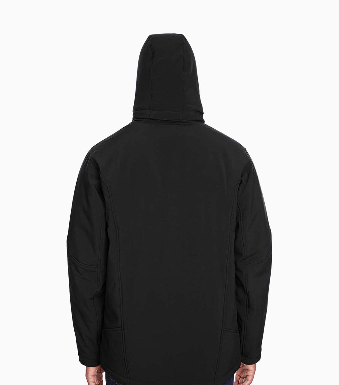 Glacier Insulated Three-Layer Fleece Soft Shell Hood Jacket with Detachable Hood