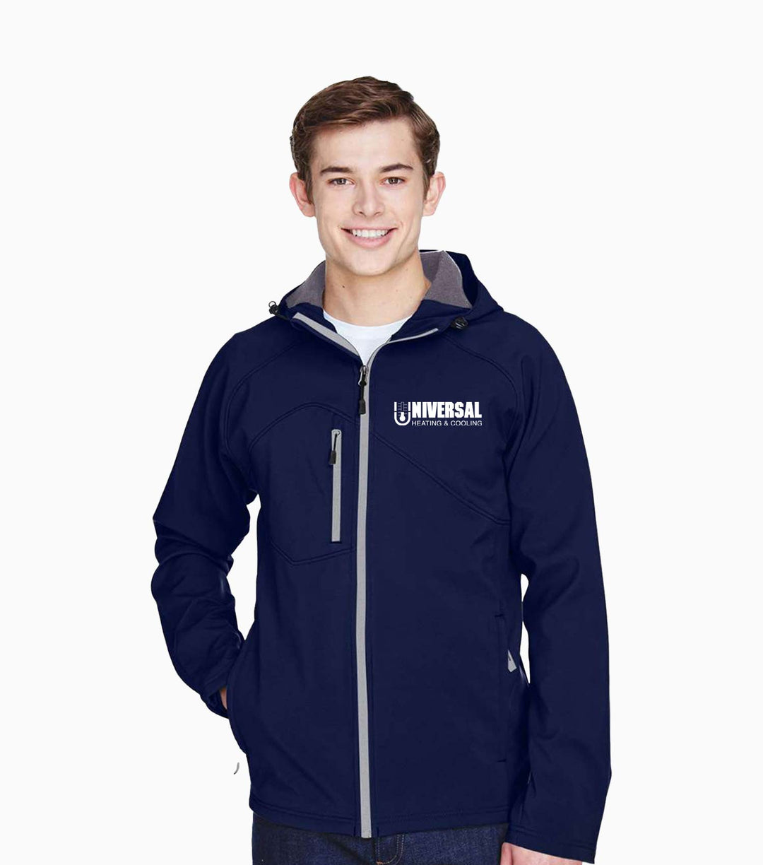 Prospect Two-Layer Fleece Bonded Soft Shell Hooded Jacket