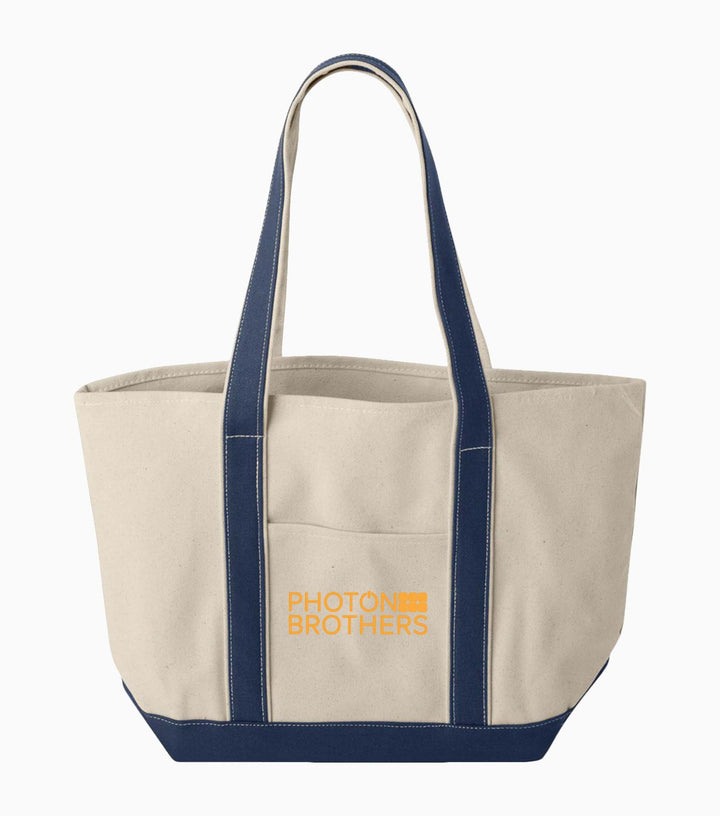 Windward Large Cotton Canvas Classic Resort Tote