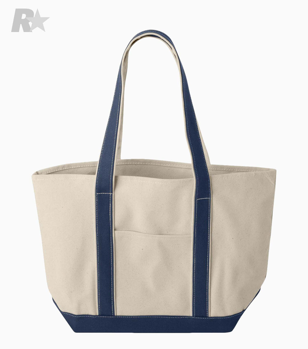 Windward Large Cotton Canvas Classic Resort Tote