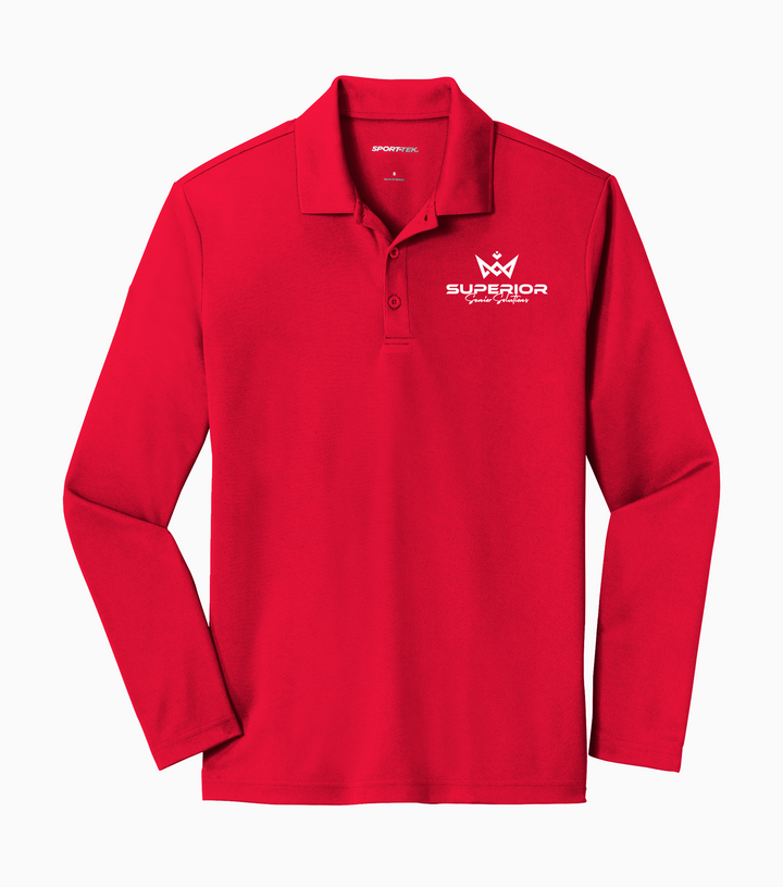 PosiCharge® RacerMesh® Long Sleeve Polo