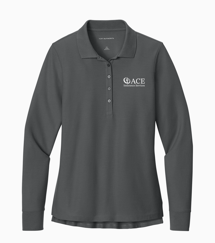 Ladies Signature Pique LS Polo