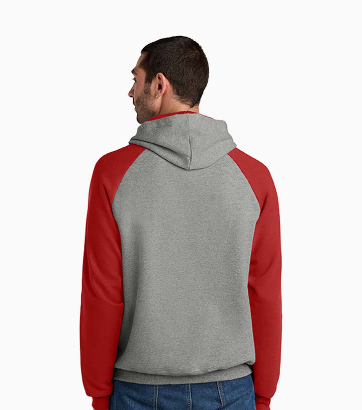Unisex NuBlend Colorblock Raglan Hoodie Sweatshirt