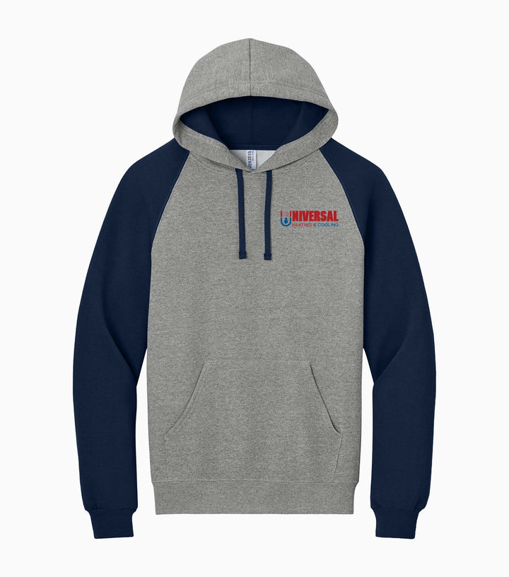 Unisex NuBlend Colorblock Raglan Hoodie Sweatshirt