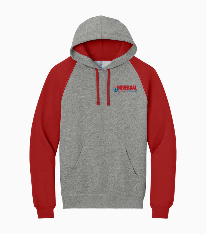 Unisex NuBlend Colorblock Raglan Hoodie Sweatshirt