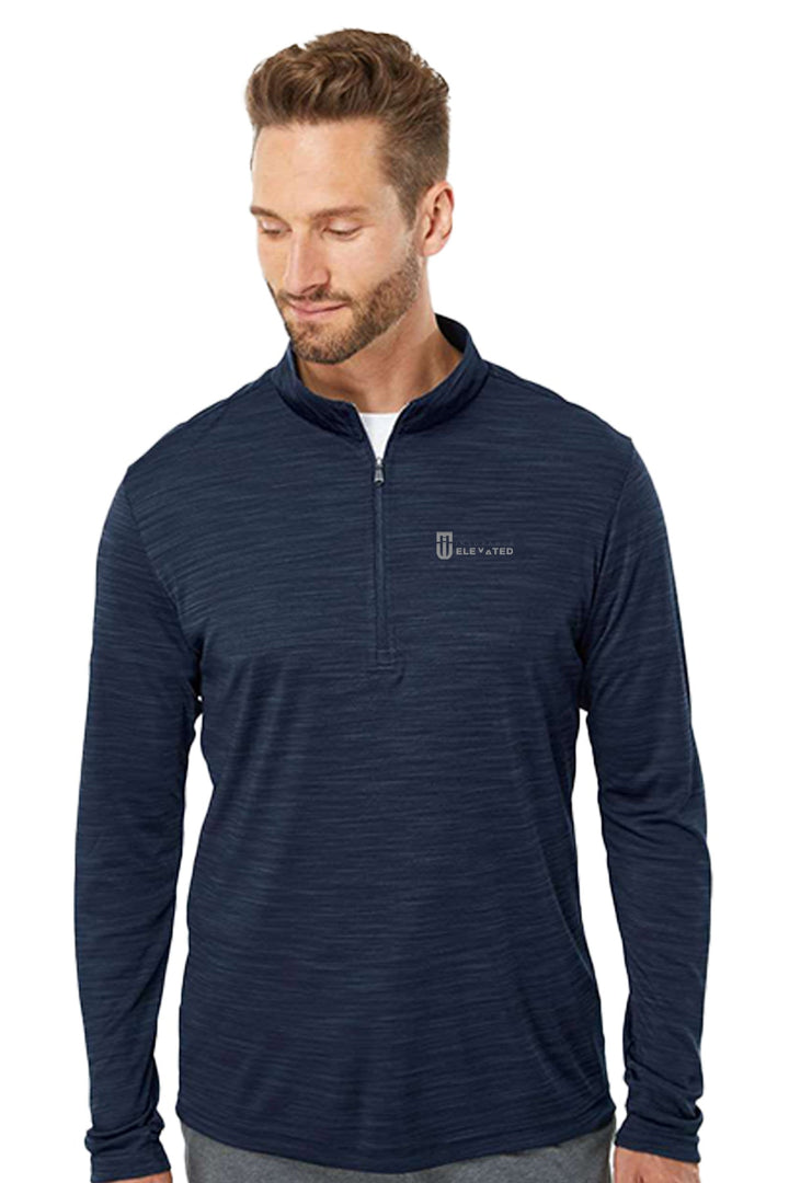 Insurance Elevated Lightweight Mélange Quarter-Zip Pullover