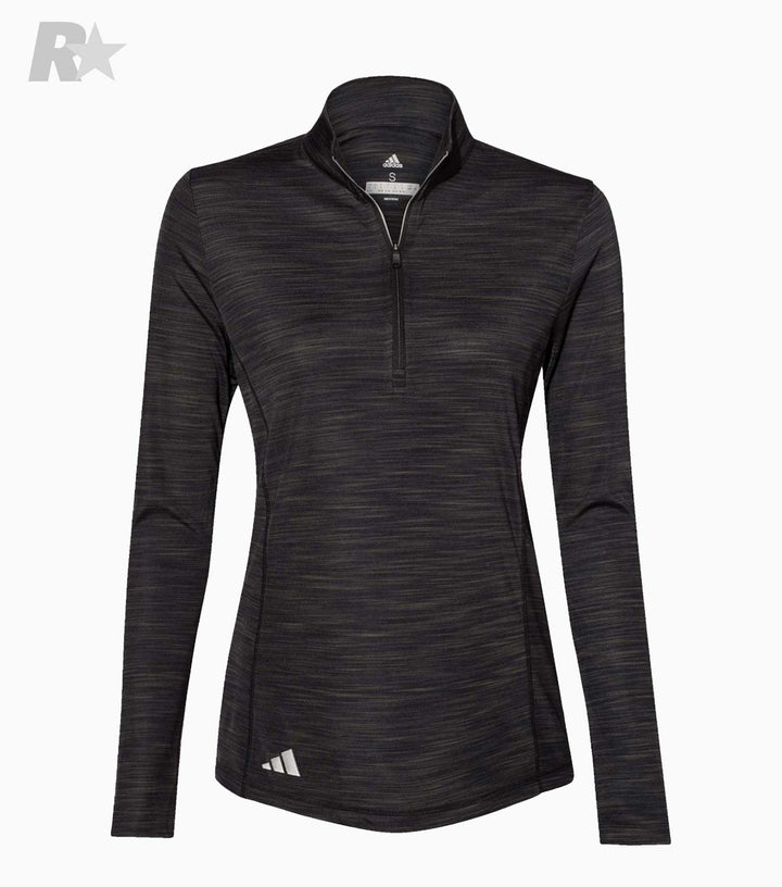 Ladies Lightweight Mélange Quarter-Zip Pullover