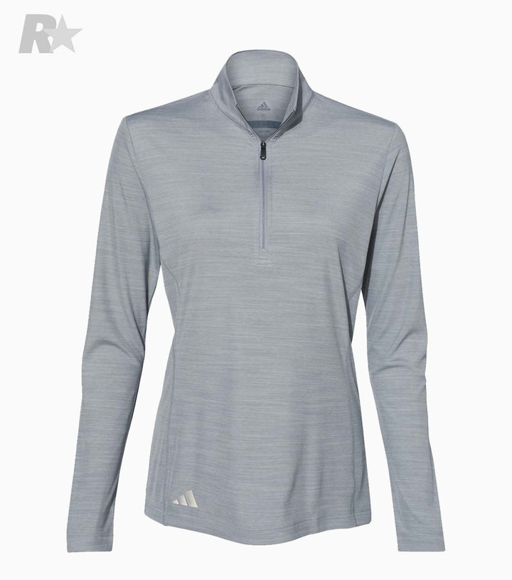Ladies Lightweight Mélange Quarter-Zip Pullover