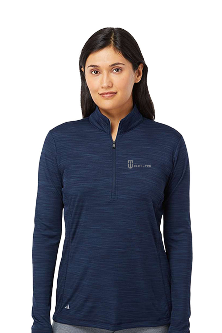 Insurance Elevated Ladies Lightweight Mélange Quarter-Zip Pullover