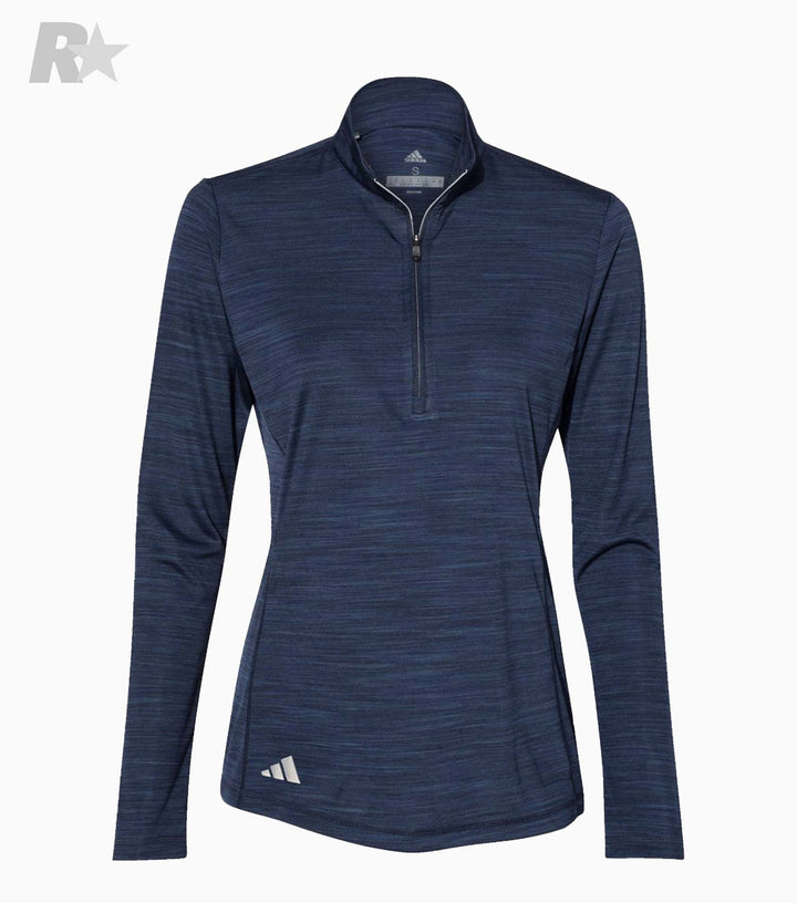 Ladies Lightweight Mélange Quarter-Zip Pullover