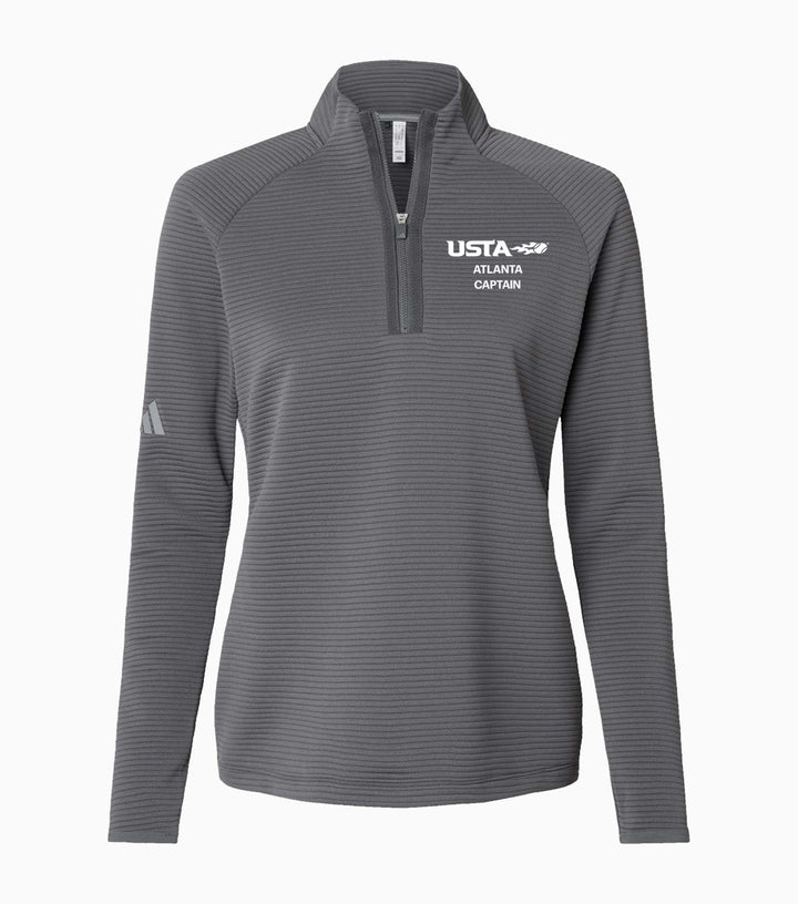 Ladies Spacer 1/4-Zip Pullover