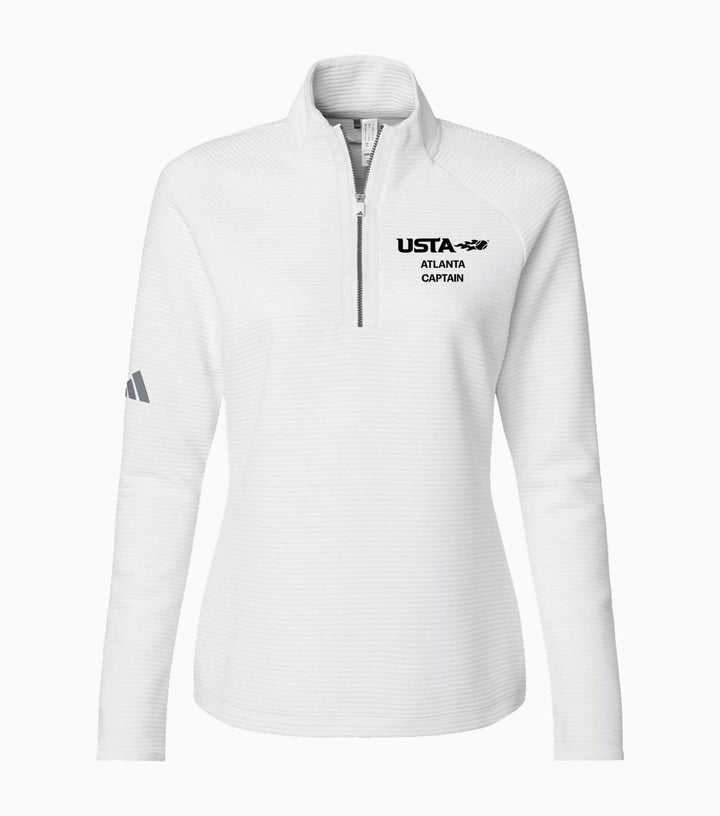 Ladies Spacer 1/4-Zip Pullover