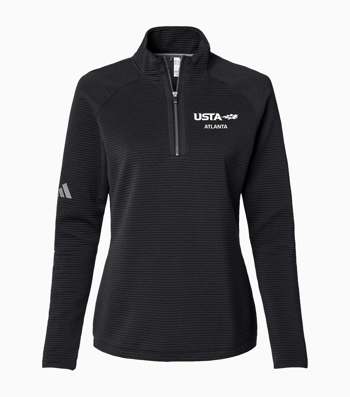 Ladies Spacer 1/4-Zip Pullover