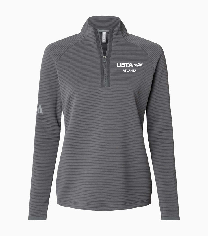 Ladies Spacer 1/4-Zip Pullover